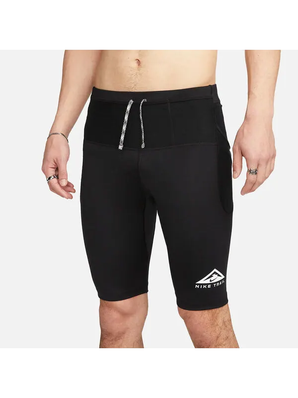 Шорты для бега по пересеченной местности Dri Fit Lava Loops 1 2 длины Nike — изображение 2 из 4, черный