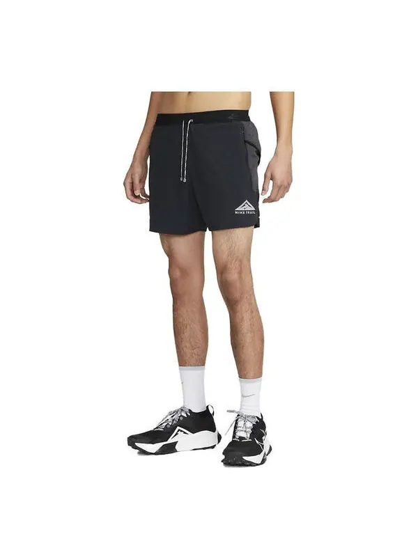 Шорты dri fit 13 см короткие шорты на подкладке для трейлраннинга Nike — изображение 1 из 4, черный/мульти