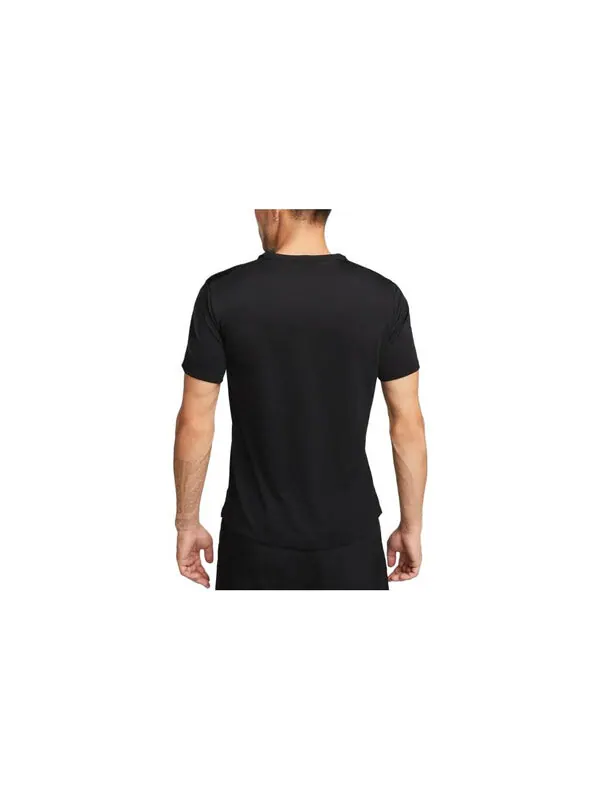 Футболка NIKE DRI-FIT UV MILER MEN'S SHORT-SLEEVE RUNNING TOP 'Black' — изображение 3 из 3, черный