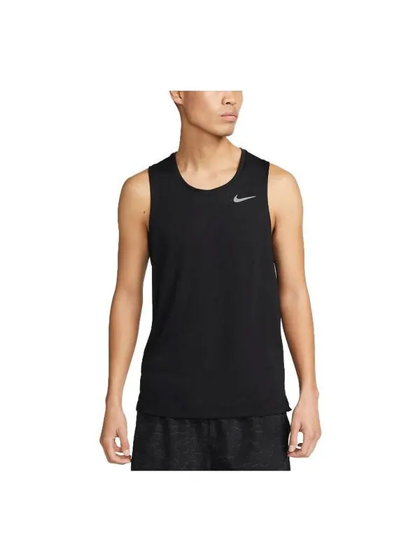 Майка Nike Dri-FIT Miler Running Tank 'Black' — изображение 1 из 3, черный