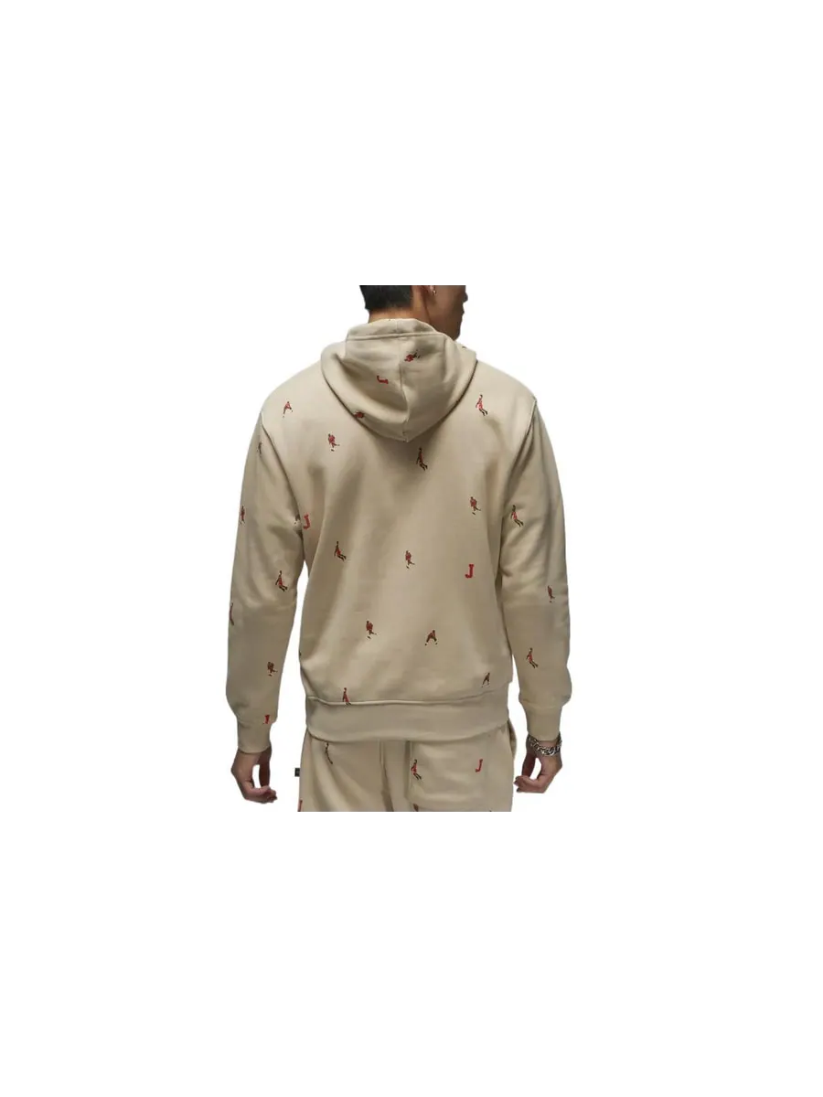 Худи Air Jordan Holiday Jumpman Fleece Pullover Hoodie 'Tan' — изображение 2 из 2, бежевый