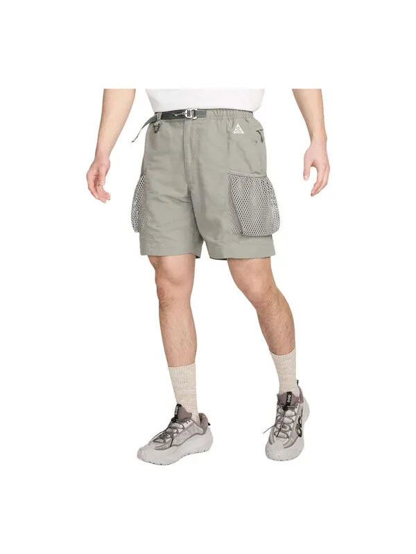 Шорты acg snowgrass cargo shorts (asia sizing) 'grey' Nike — изображение 1 из 3, темный/белый