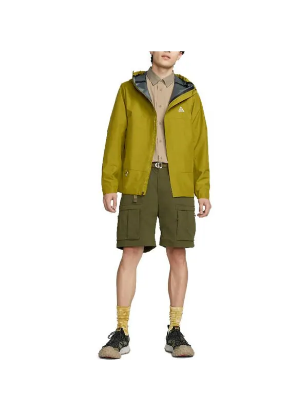 Куртка Nike ACG Storm-Fit ADV Cascade Rains Full Zip Jacket 'Moss' — изображение 3 из 3, мох