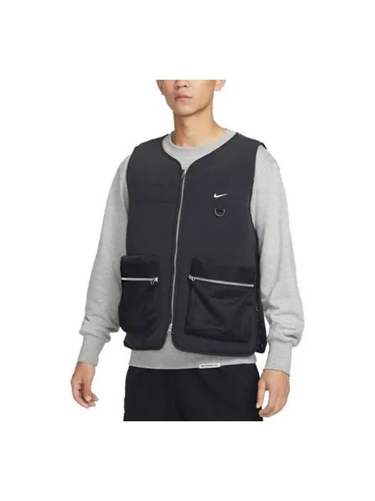 Жилеты баскетбольный жилет премиум-класса на молнии Nike — изображение 1 из 4, черный/мульти