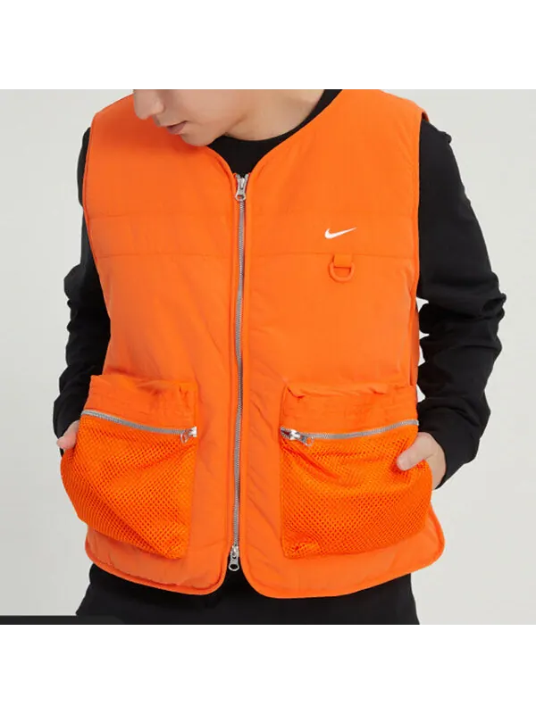 Жилеты баскетбольный жилет премиум-класса на молнии Nike — изображение 2 из 4, оранжевый/мульти