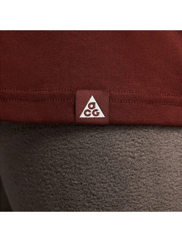 Футболка Nike ACG NRG Glacier T-Shirt 'Oxen Brown' — изображение 3 из 4, коричневый