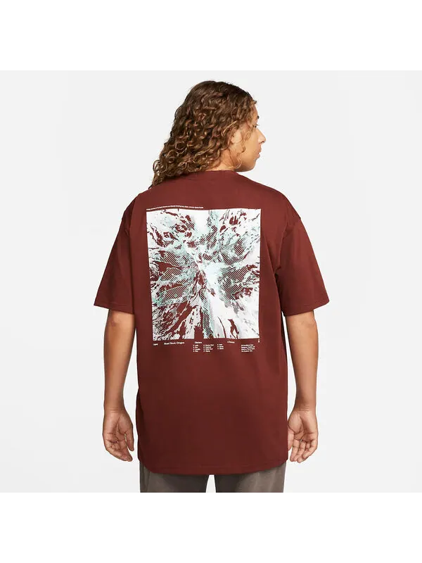 Футболка Nike ACG NRG Glacier T-Shirt 'Oxen Brown' — изображение 4 из 4, коричневый