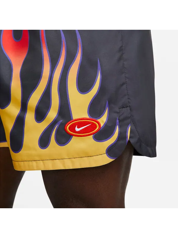 Шорты спортивная одежда тканый поток шорты американа Nike — изображение 3 из 4, черный/мульти
