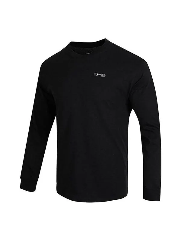 Футболка Nike LeBron Long Sleeve Max 90 Basketball T-Shirt 'Black' — изображение 1 из 2, черный/мульти