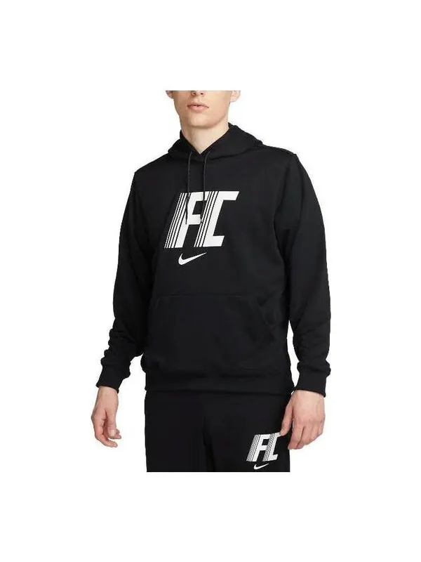 Толстовка dri fit fc флисовая толстовка Nike — изображение 1 из 3, черный