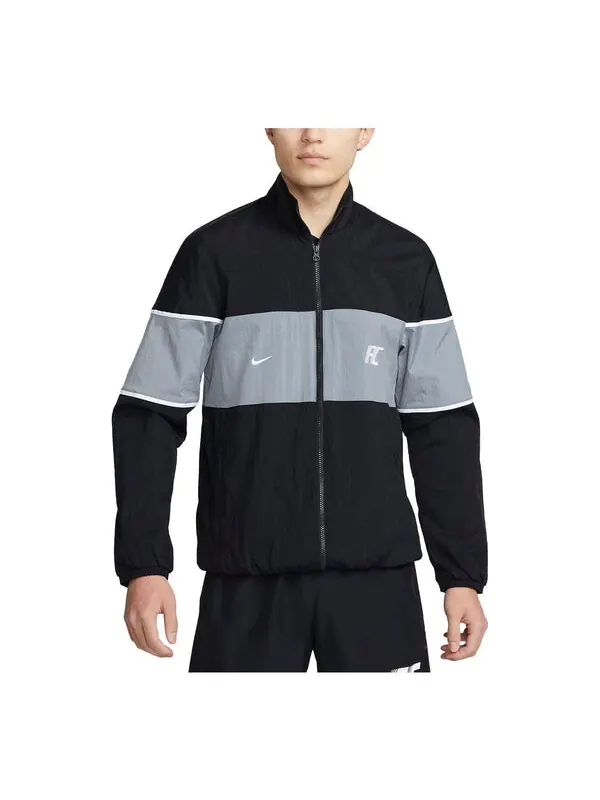 Куртка repel f.c. soccer track jacket 'black' Nike — изображение 1 из 4, черный/серый