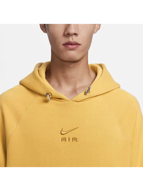 Толстовка Nike Sportswear Air Hoodie 'mustard yellow' — изображение 2 из 4, желтый