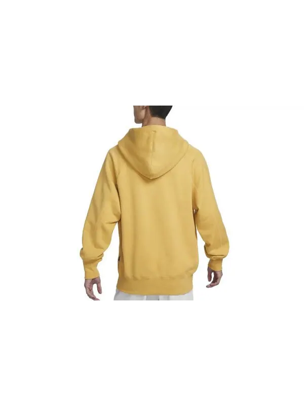 Толстовка Nike Sportswear Air Hoodie 'mustard yellow' — изображение 4 из 4, желтый