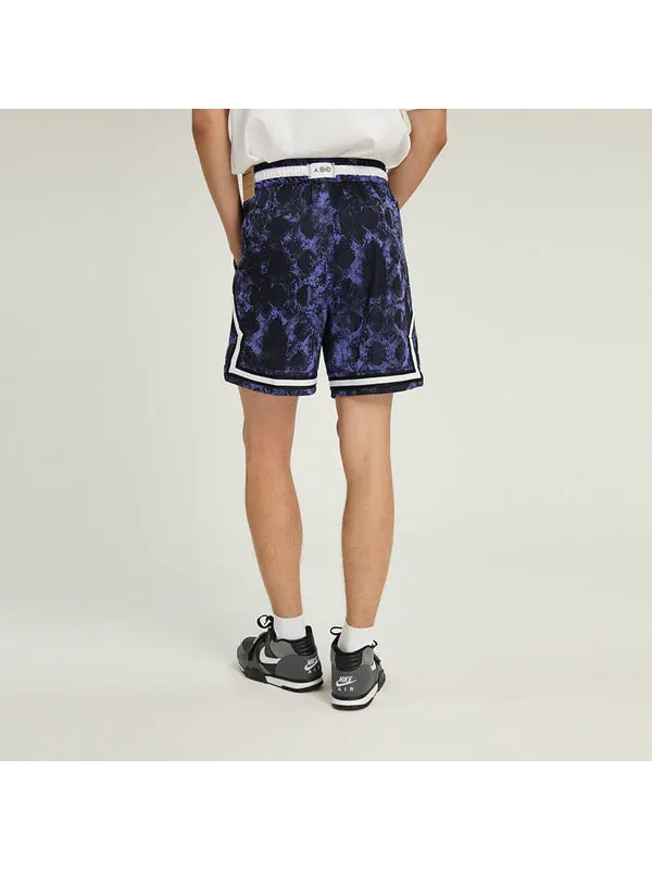Шорты dri fit sport ромбовидный узор тканые баскетбольные шорты Air Jordan — изображение 3 из 4, фиолетовый
