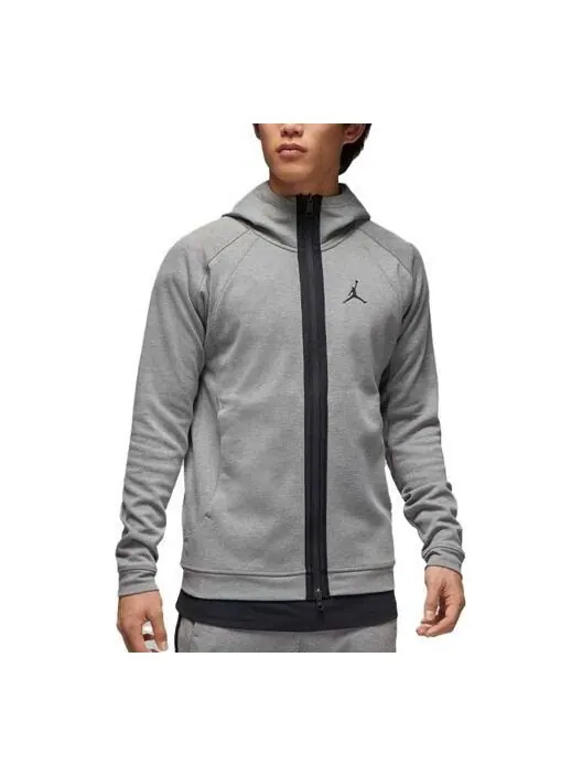 Куртка Air Jordan Dri-FIT Sport Fleece Full-Zip Hoodie 'Grey' — изображение 1 из 1, серый
