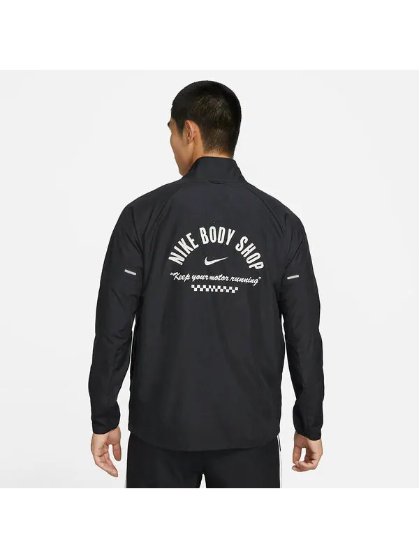 Куртка Nike Dri-FIT Miler Running Jacket 'Black' — изображение 4 из 4, черный