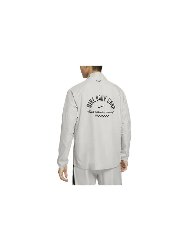 Куртка Nike Dri-FIT Miler Running Jacket 'Grey' — изображение 4 из 4, серый