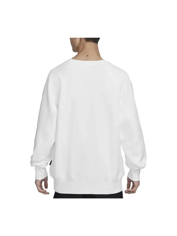 Толстовка Nike Sportswear Air French Terry Crew Sweatshirt 'White' — изображение 1 из 3, белый