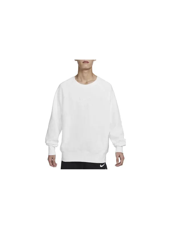 Толстовка Nike Sportswear Air French Terry Crew Sweatshirt 'White' — изображение 2 из 3, белый