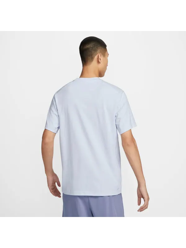Футболка dri fit для начальной тренировки Nike — изображение 2 из 4, фиолетовый