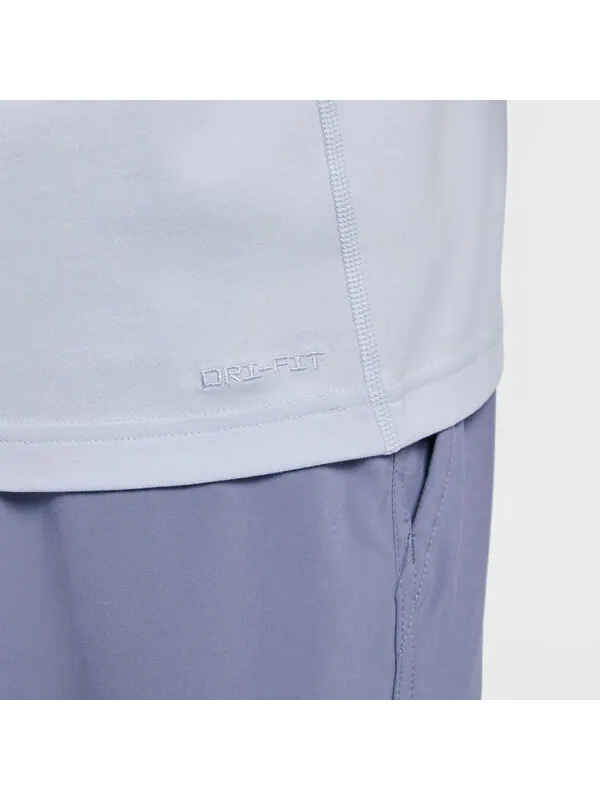 Футболка dri fit для начальной тренировки Nike — изображение 4 из 4, фиолетовый