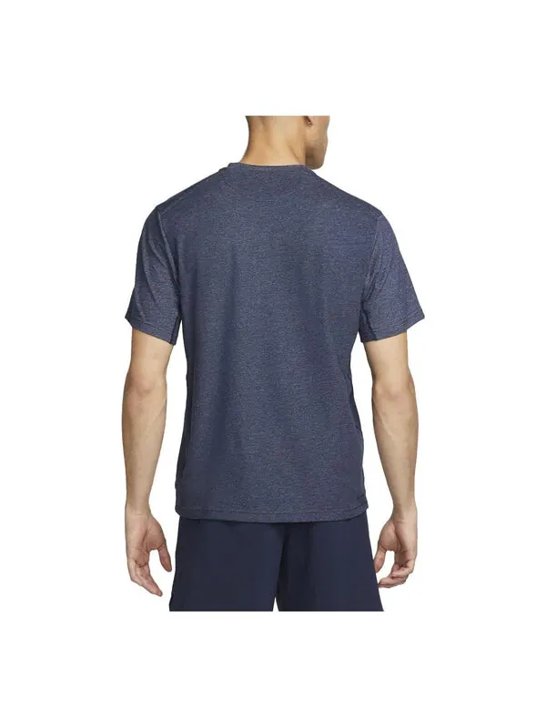 Футболка dri fit для начальной тренировки Nike — изображение 2 из 2, темно-синий