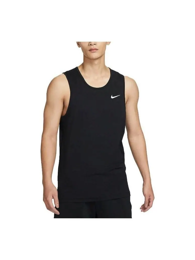 Топ Nike Dri-FIT Hyverse Short-Sleeve Fitness Tank 'Black' — изображение 1 из 1, черный