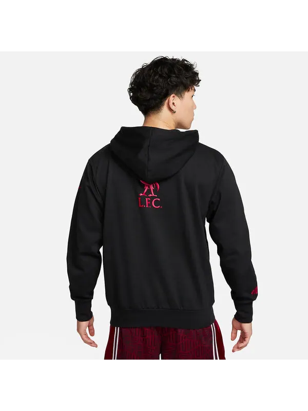 Толстовка lebron james x liverpool fc пуловер с капюшоном Nike — изображение 2 из 4, черный/мульти