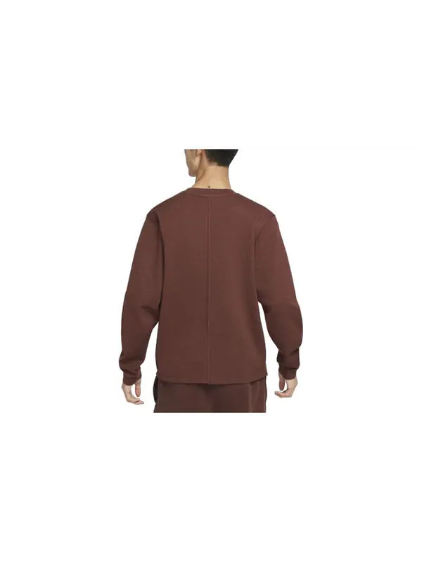 Толстовка Nike Sportswear Therma-FIT ADV Tech PackEngineered Tech Fleece Logo 'Brown' — изображение 2 из 3, коричневый/мульти