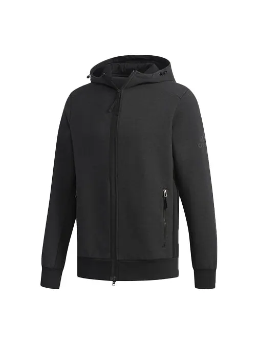 Куртка adidas Htt Double Knit Hooded Jacket Black — изображение 1 из 4, черный