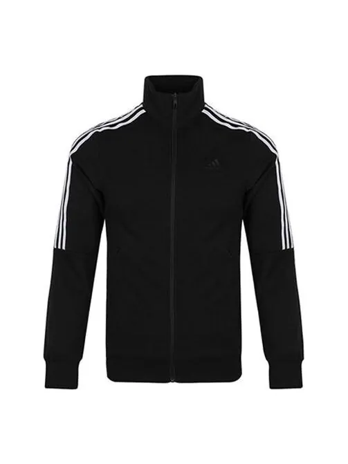 Куртка adidas Tt Ft 3S Stand Collar Knit Jacket Black — изображение 1 из 2, черный