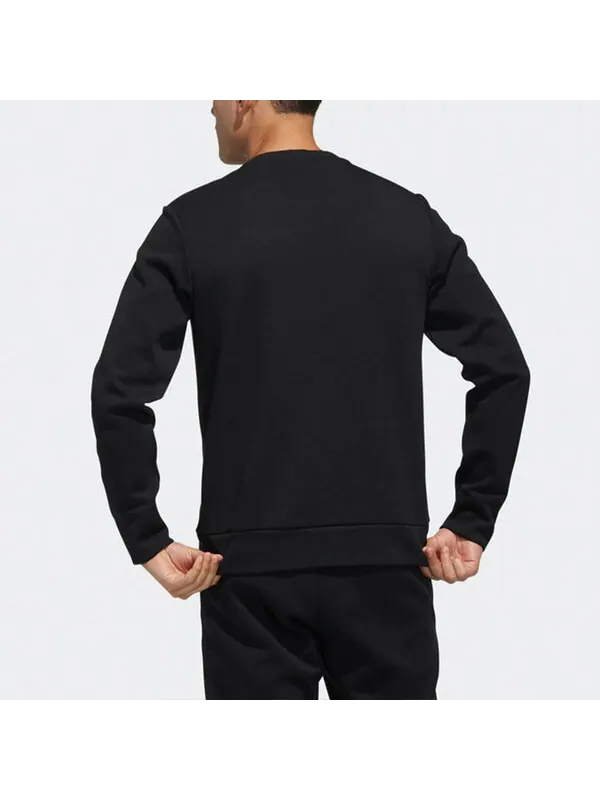 Толстовка adidas Wj Cs Gfx Sports Printing Pattern Round Neck Pullover Black — изображение 4 из 4, черный