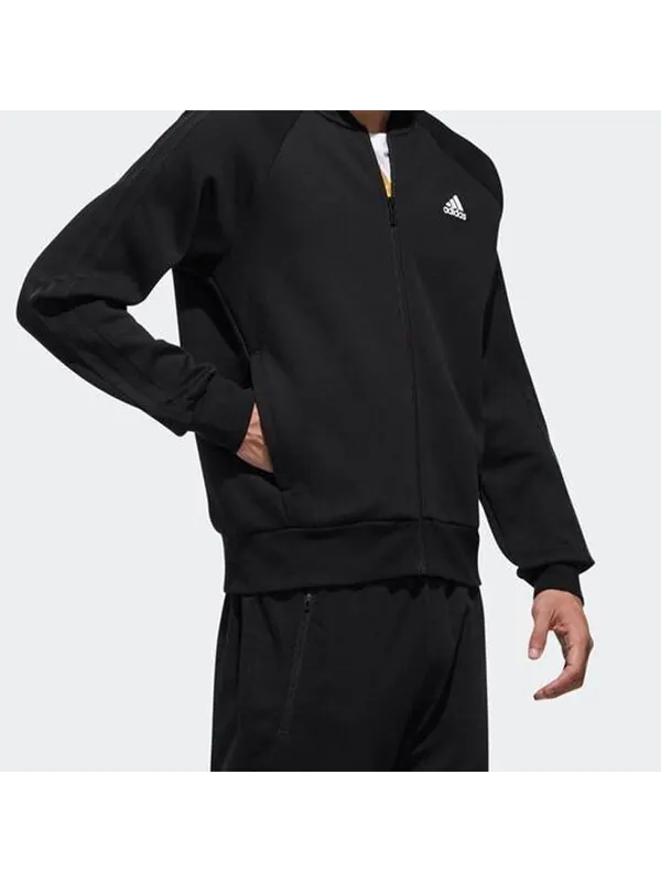 Куртка men's comm bomb 3slogo jacket black Adidas — изображение 4 из 4, черный