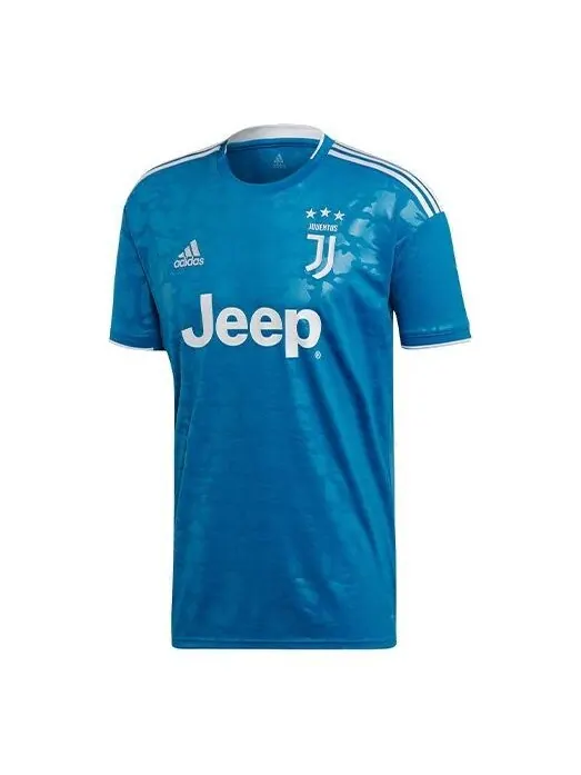 Футболка juventus 19 20 сезон выездная футбольная спортивная майка Adidas — изображение 1 из 4, синий