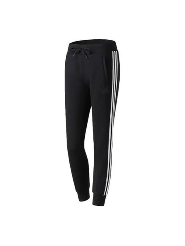 Брюки спортивные зауженные брюки Adidas — изображение 1 из 3, черный/белый