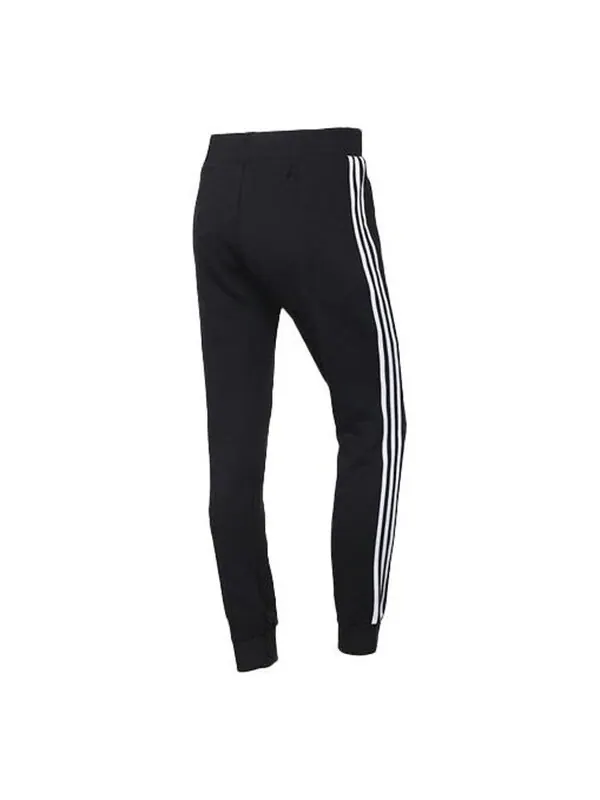 Брюки спортивные зауженные брюки Adidas — изображение 2 из 3, черный/белый