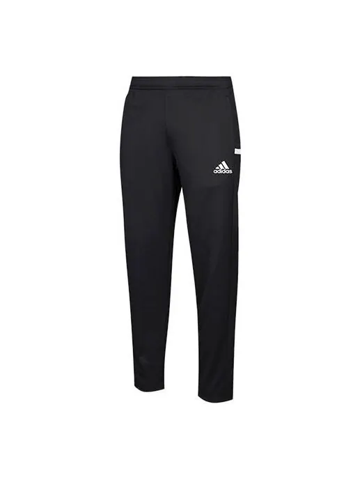Спортивные штаны adidas T19 Outdoor Running Casual Sports Knit Long Pants Black — изображение 1 из 4, черный