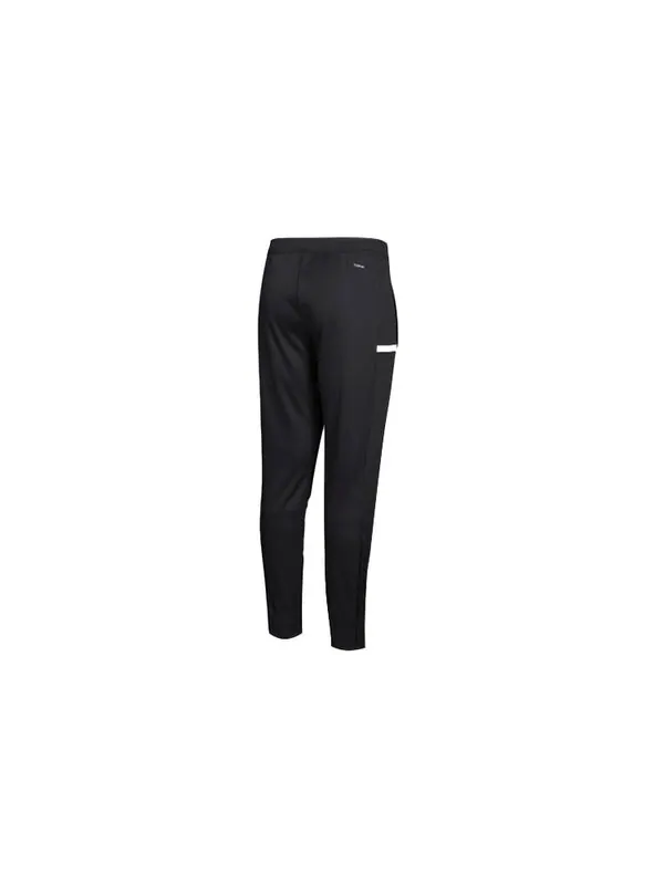 Спортивные штаны adidas T19 Outdoor Running Casual Sports Knit Long Pants Black — изображение 2 из 4, черный