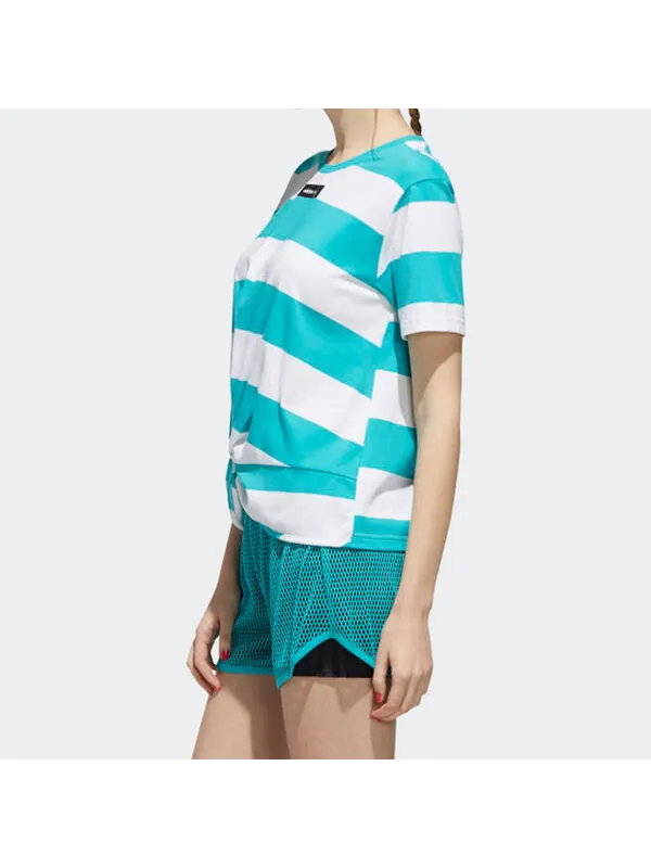 Футболка adidas neo CS TSHIRT Sports Round-neck Green — изображение 4 из 4, зеленый
