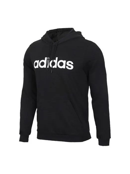Толстовка Adidas Neo Hooded Sweatshirt 'Black' — изображение 1 из 4, черный