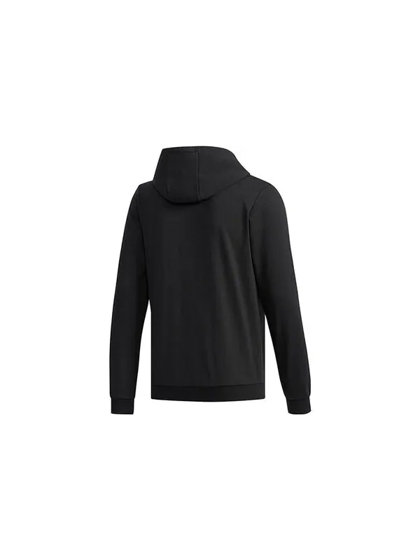 Толстовка adidas neo M Ce 3s Hoody logo Printing hooded Knit Sports Black — изображение 2 из 4, черный