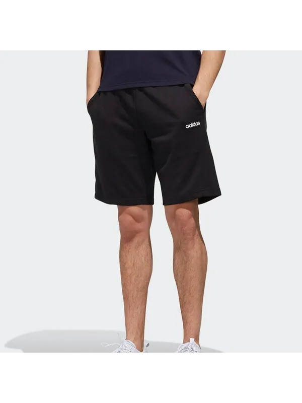 Шорты men's neo casual sports black shorts Adidas — изображение 3 из 4, черный