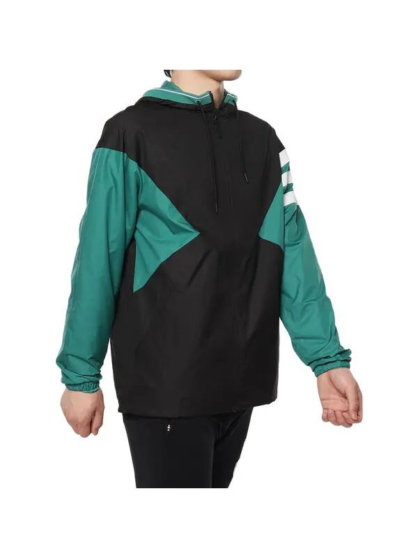 Куртка neo m cs xield wb спортивная куртка Adidas — изображение 3 из 3, черный/зеленый