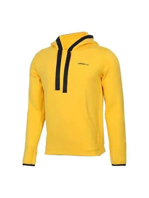 Толстовка Men's adidas neo Casual Sports Yellow — изображение 1 из 4, желтый