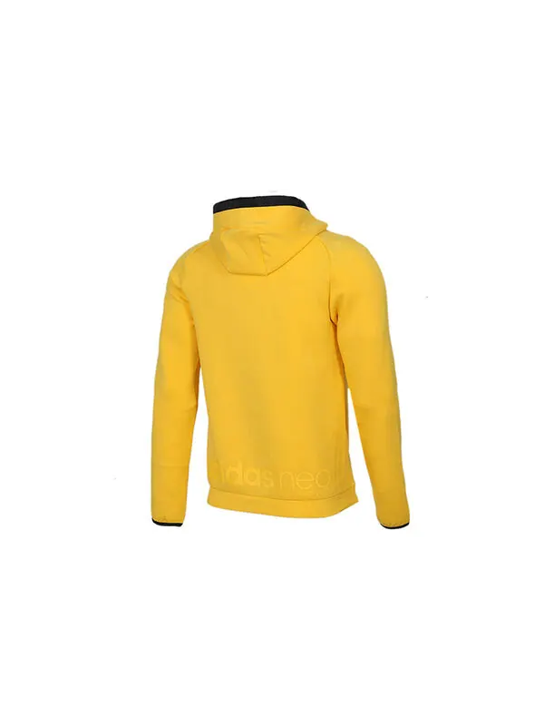 Толстовка Men's adidas neo Casual Sports Yellow — изображение 2 из 4, желтый