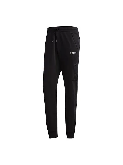 Спортивные штаны adidas neo logo Cozy Casual Bundle Feet Sports Pants Black — изображение 1 из 4, черный