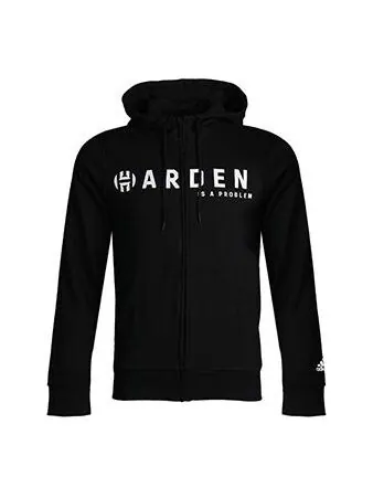 Куртка adidas Harden Fz Men Basketball Jacket Men Black — изображение 1 из 2, черный