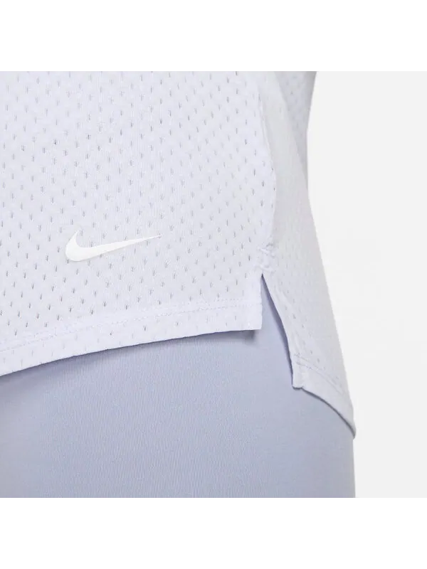Топ dri fit one breath с коротким рукавом Nike — изображение 3 из 4, фиолетовый