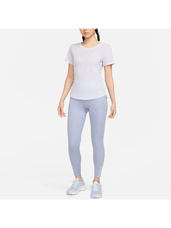 Топ dri fit one breath с коротким рукавом Nike — изображение 4 из 4, фиолетовый