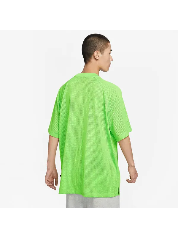 Футболка Nike Air Wide Fit Short Sleeve Top 'Light Green' — изображение 4 из 4, зеленый